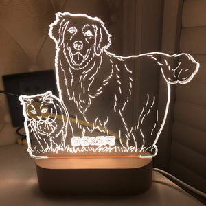 Customizable Photo 3D Stereo Night Light Lamp