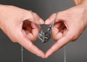 Love Pendant Necklace Set
